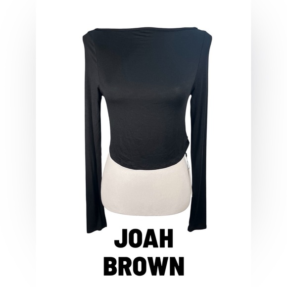 Joah Brown | Long Sleeve Open Back Top | NWT! - Picture 1 of 7